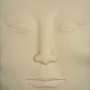 Elegant Cream Face Wall Art